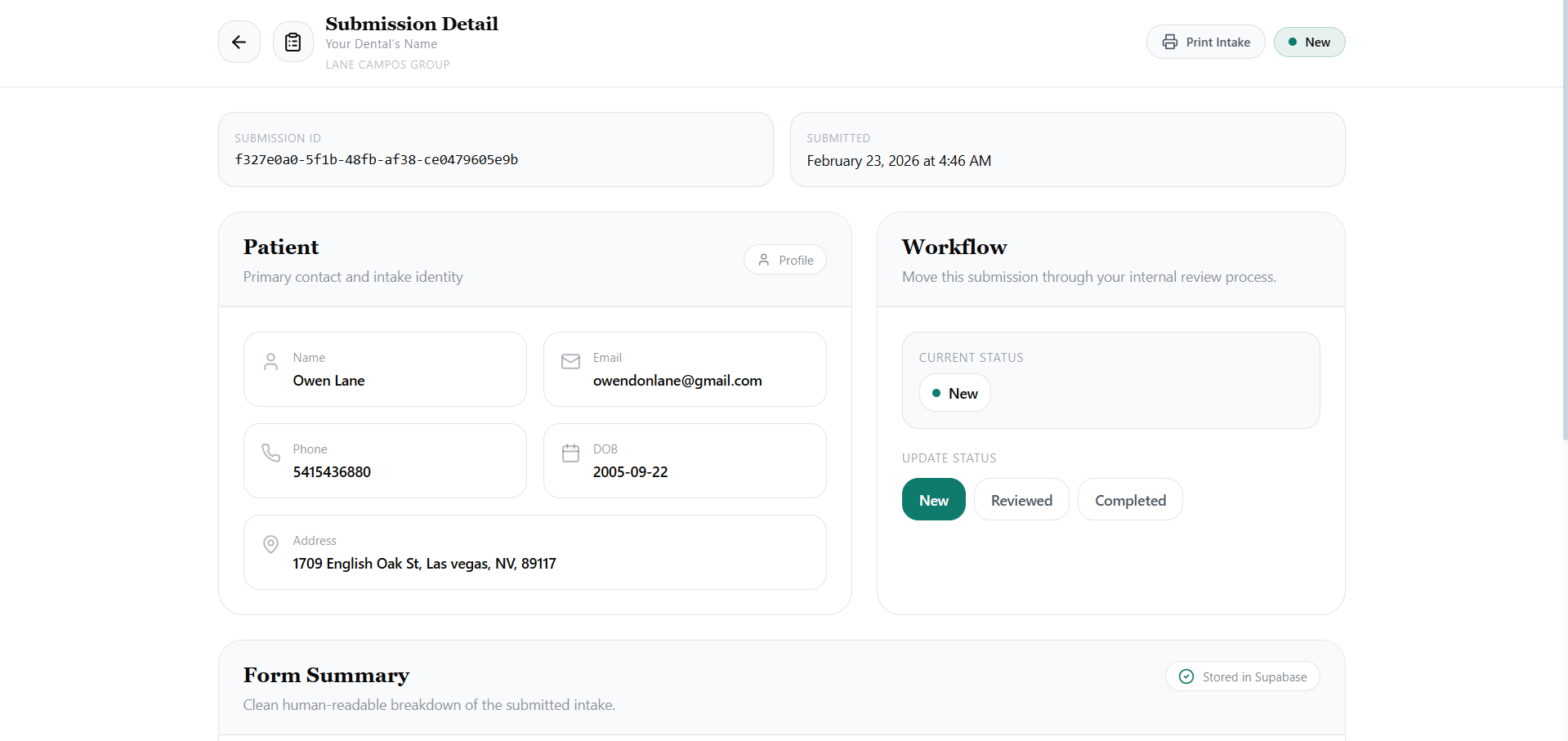 Submission Review Workflow